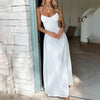 Women's Elegant Lace Up Backless A-Line Dress