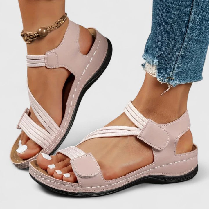 Strappy Platform Sandals with Open Toe for Women