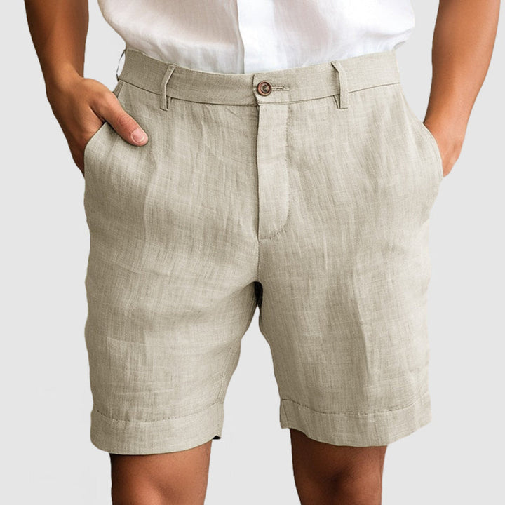 Men's Casual Cotton Linen Shorts
