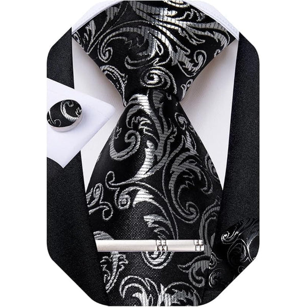 Men's paisley tie set – elegant accessories for weddings & events