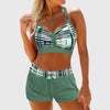 Chloe | Women’s Ribbed High-Waisted Bikini Swimsuit