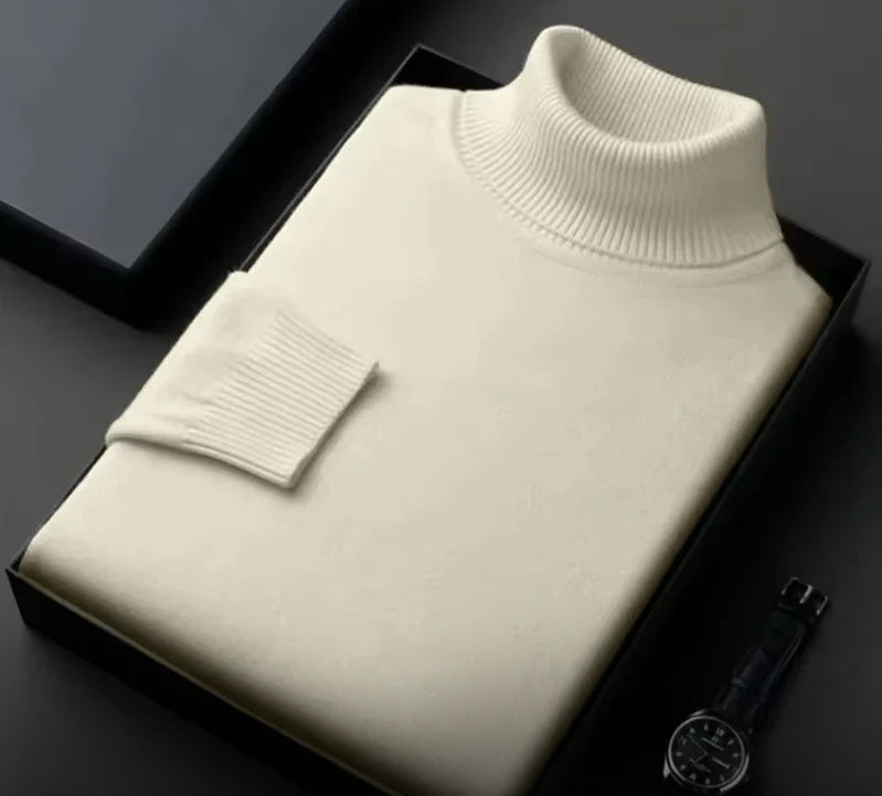 Men's Cashmere Roll Neck Sweater – Silvano