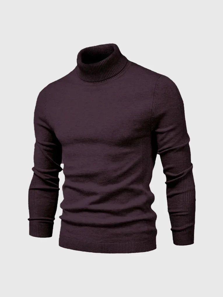 Men's Turtleneck Sweater – Washable and Versatile