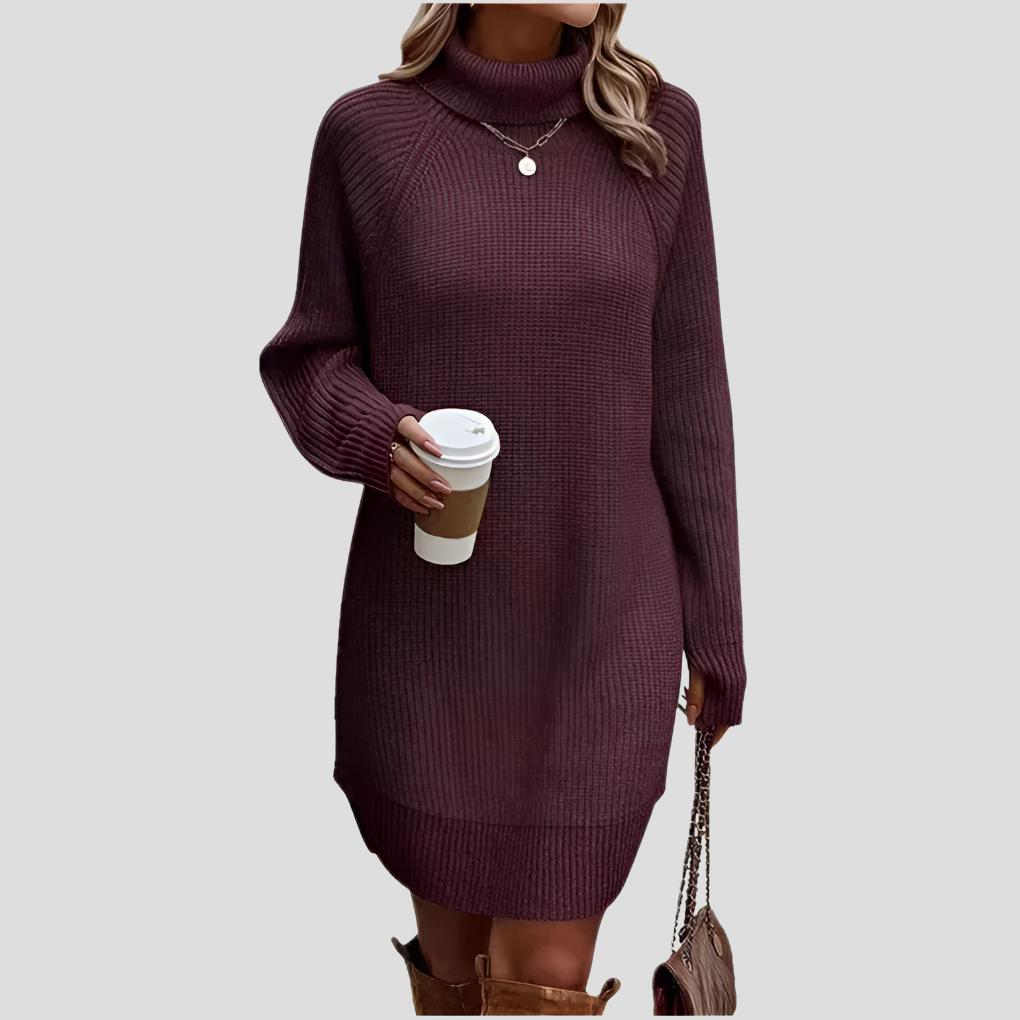 Elegant Knitted Dress for Women