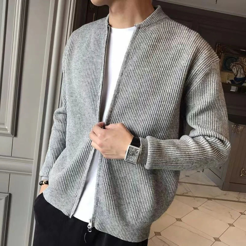 Warm and Stylish Knitted Men's Cardigan