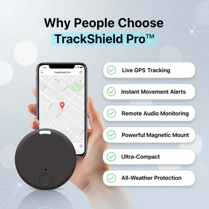 Magnetic Mini GPS Tracker with Real-Time Location, Movement Alerts and Audio Monitoring