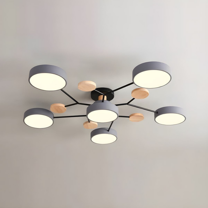 Tidy Modern Design LED Ceiling Lamp | Glare-Free Lighting for Living Rooms and Spaces