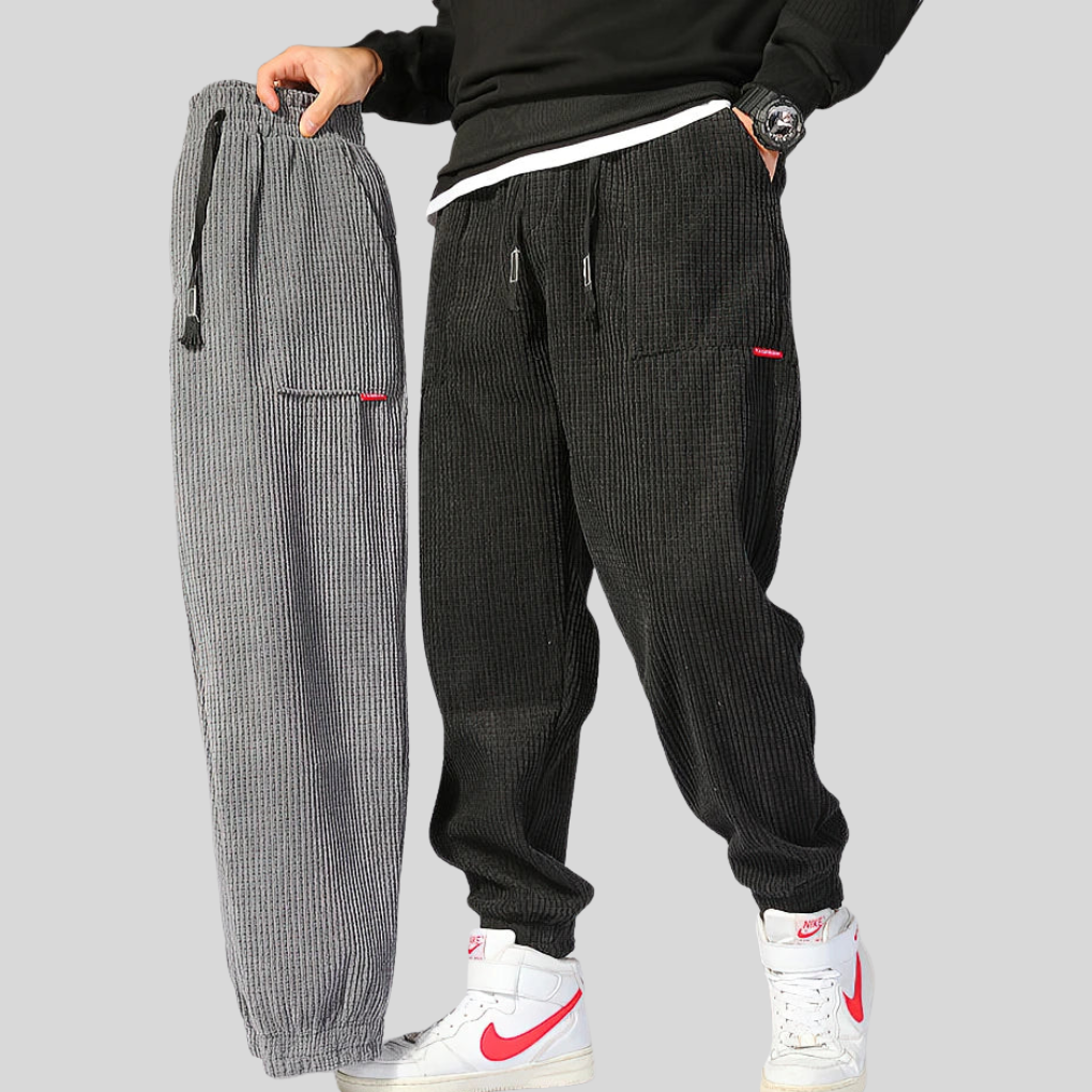 Men’s Wide Cord Joggers – Relaxed Everyday Style