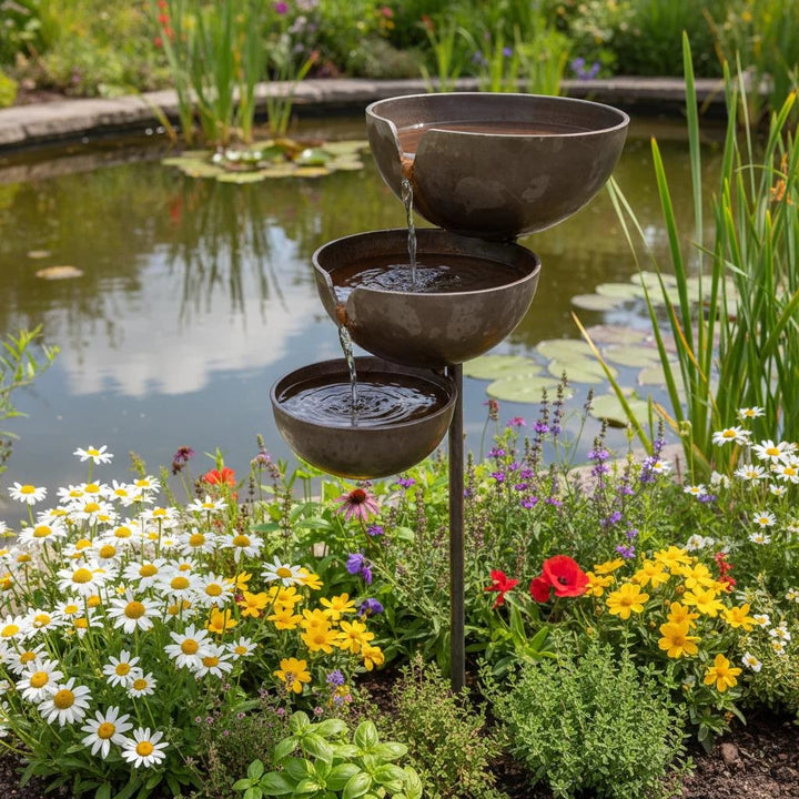 Rain Collector Bird Bath - Natural Water Source for Birds and Bees