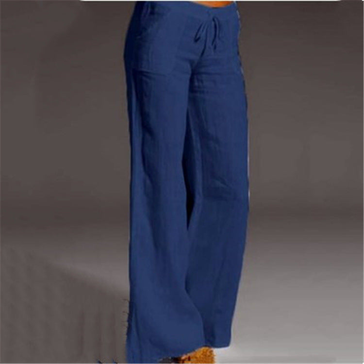 Women's Linen Casual Loose Summer Trousers Effortless Cool for Warm-Weather Days