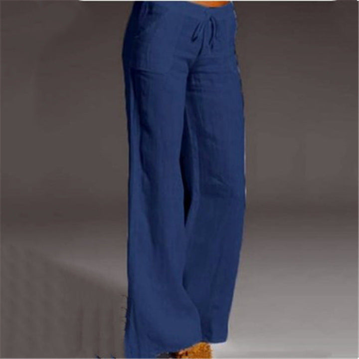 Women's Linen Casual Loose Summer Trousers Effortless Cool for Warm-Weather Days