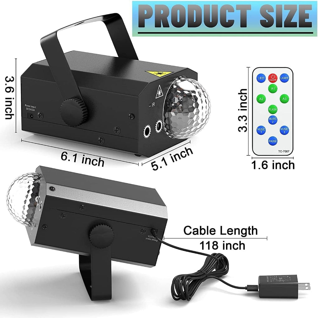 2-in-1 Laser Disco Light