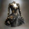 Beautifully crafted printed dress in four colors, sizes S to 5XL