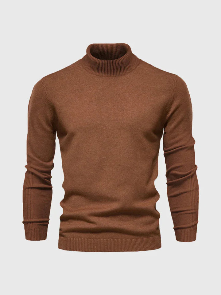 Men's Turtleneck Sweater – Washable and Versatile