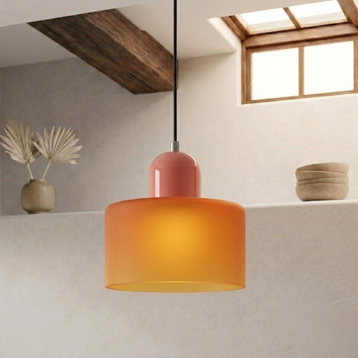 Ring Pendant Light with Extended Halo Design