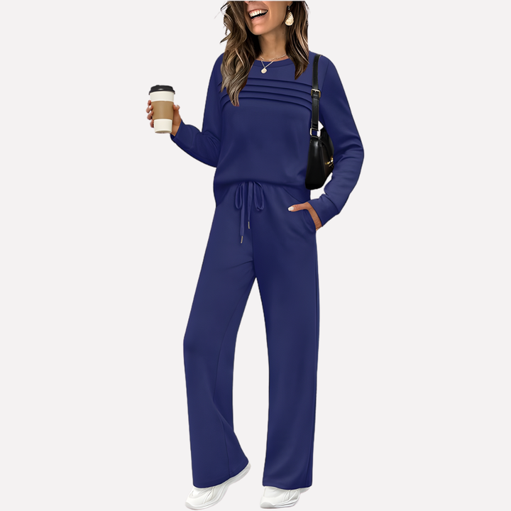 Women’s Casual Two‑Piece Loungewear Ensemble