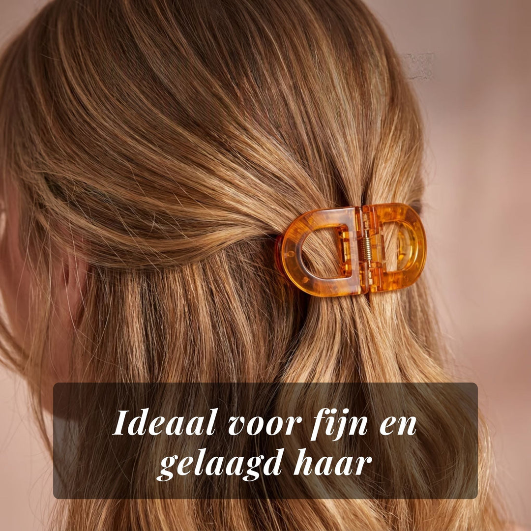 Magnetic hair clip with flat grip – comfortable, bump-free hold