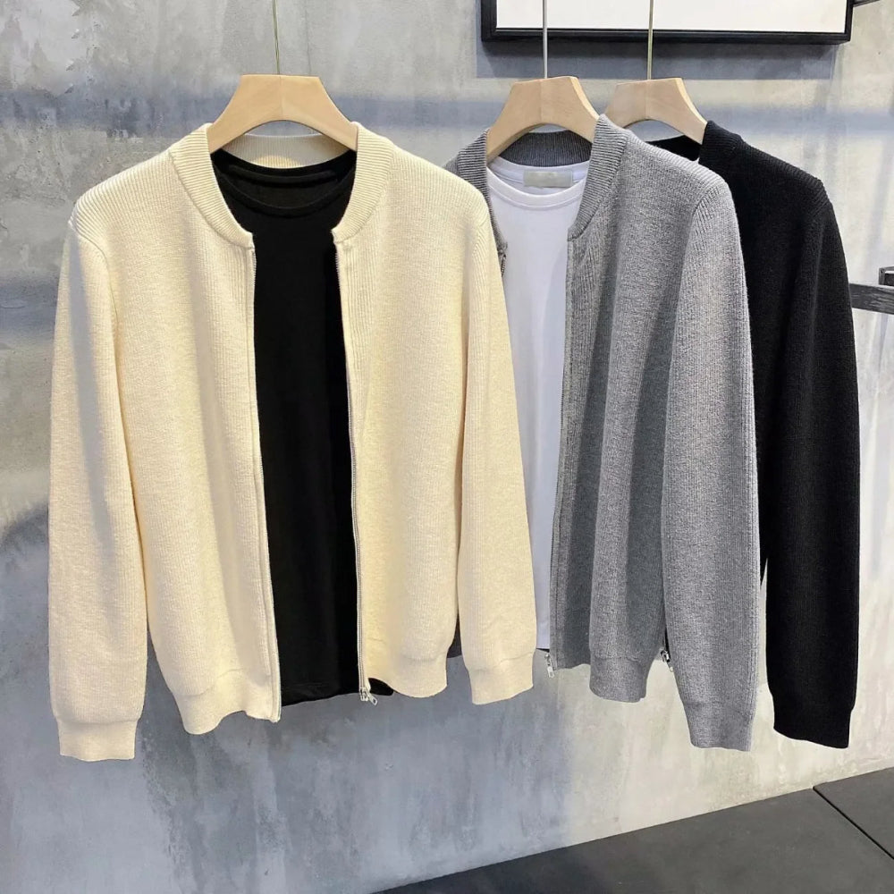 Warm and Stylish Knitted Men's Cardigan