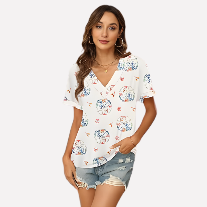 Women’s V-Neck Short Sleeve Tee