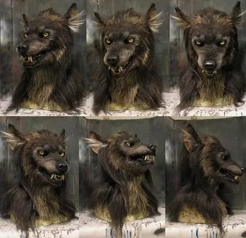 WolfLux LED Werewolf Mask | Glowing Eyes and Moving Ears for the Perfect Cosplay and Halloween Costume