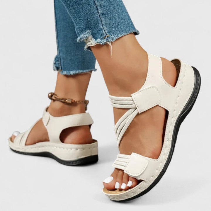 Strappy Platform Sandals with Open Toe for Women