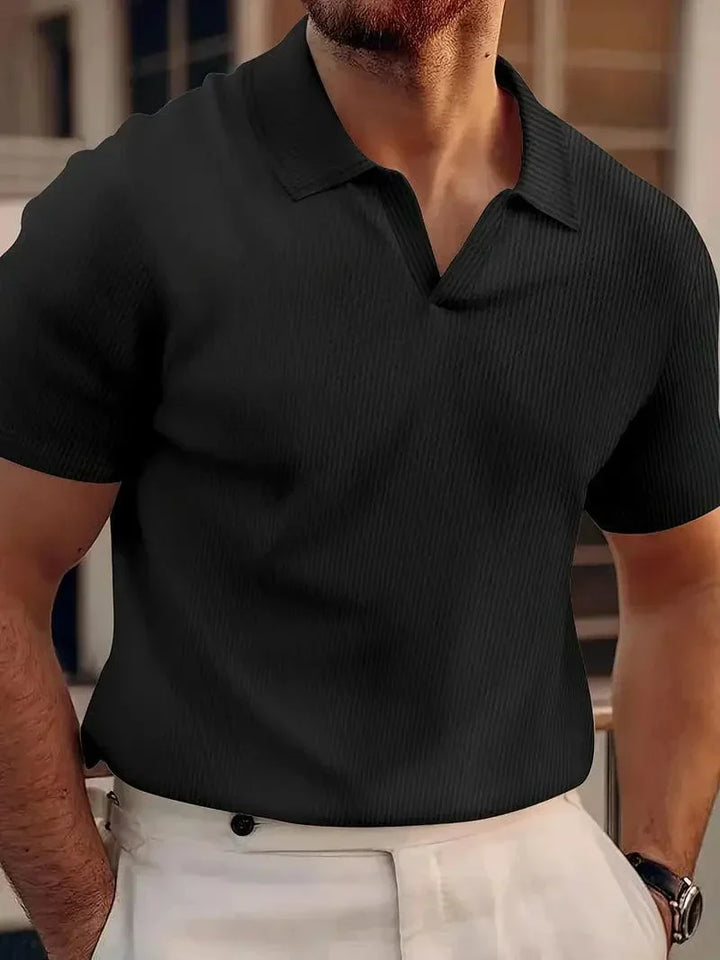 Casual Men’s Polo Shirt Without Buttons