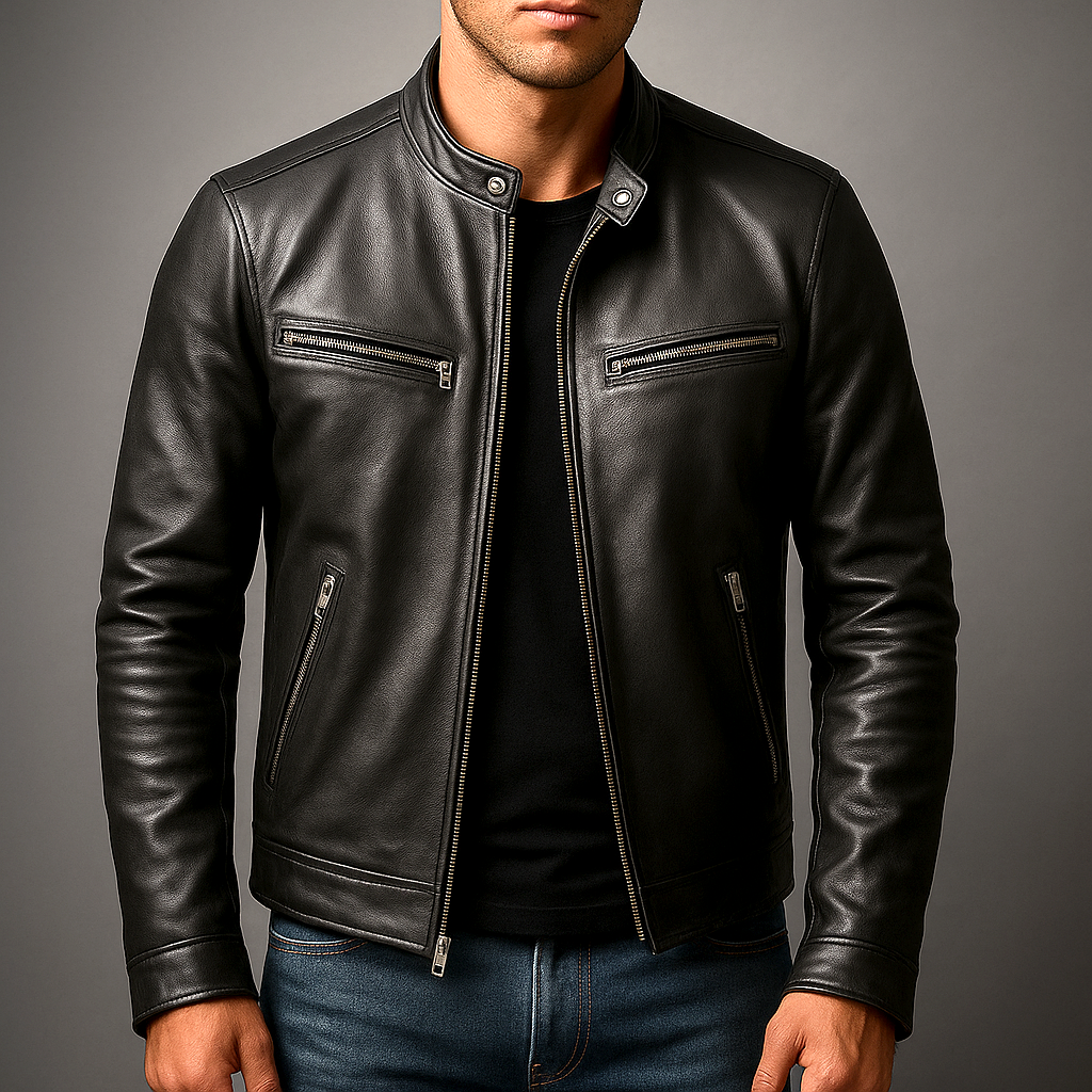 Men's Vintage Leather Jacket – Timeless Style, First-Class Craftsmanship