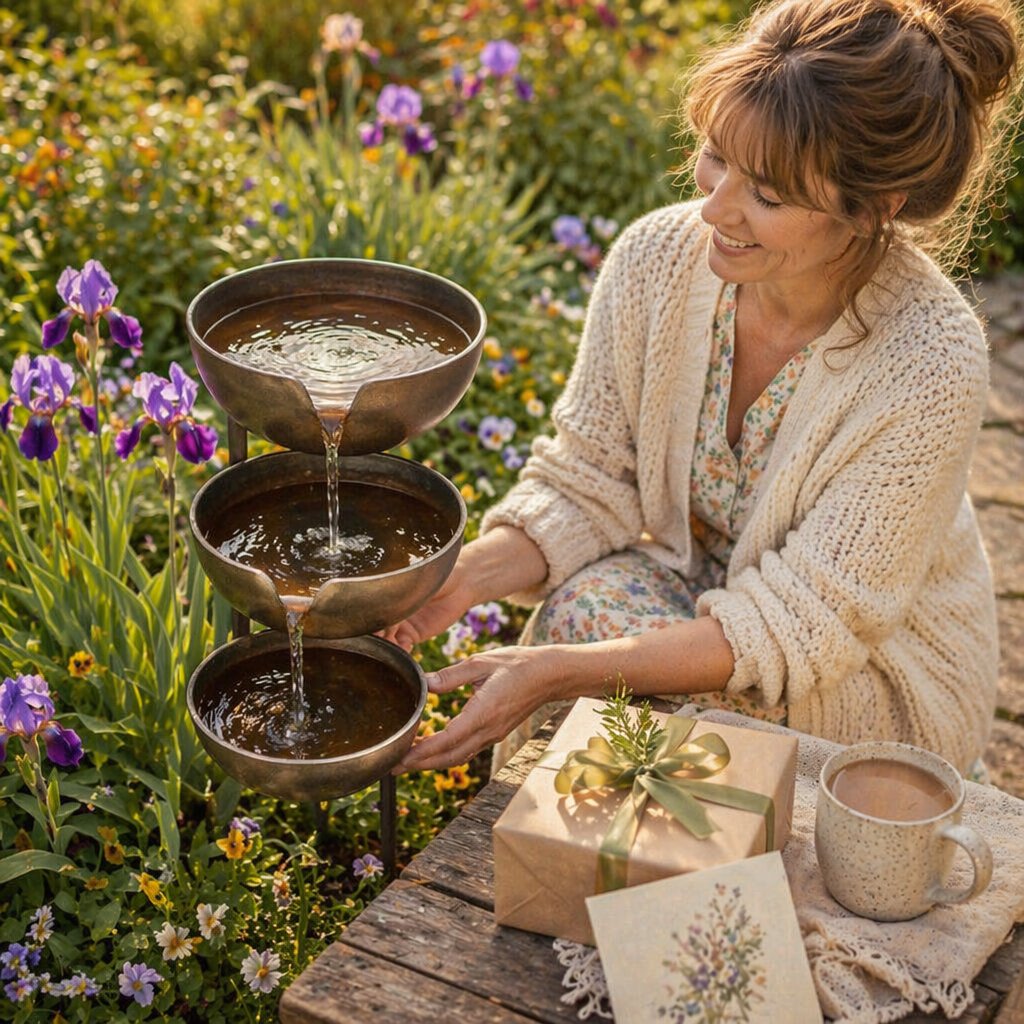 Rain Collector Bird Bath - Natural Water Source for Birds and Bees