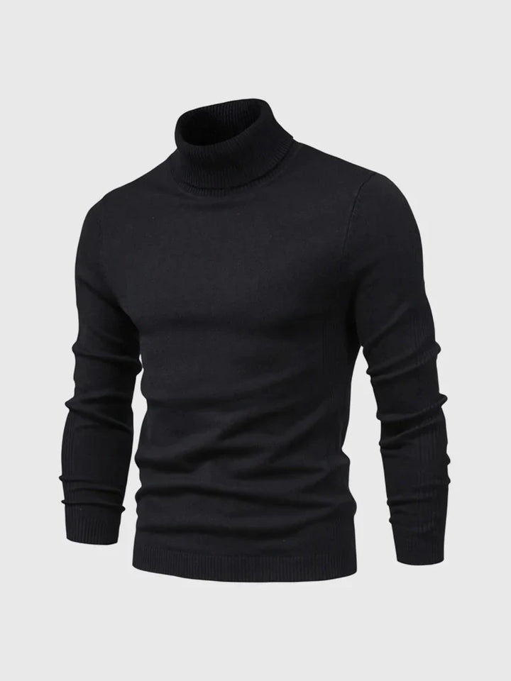 Men's Turtleneck Sweater – Washable and Versatile