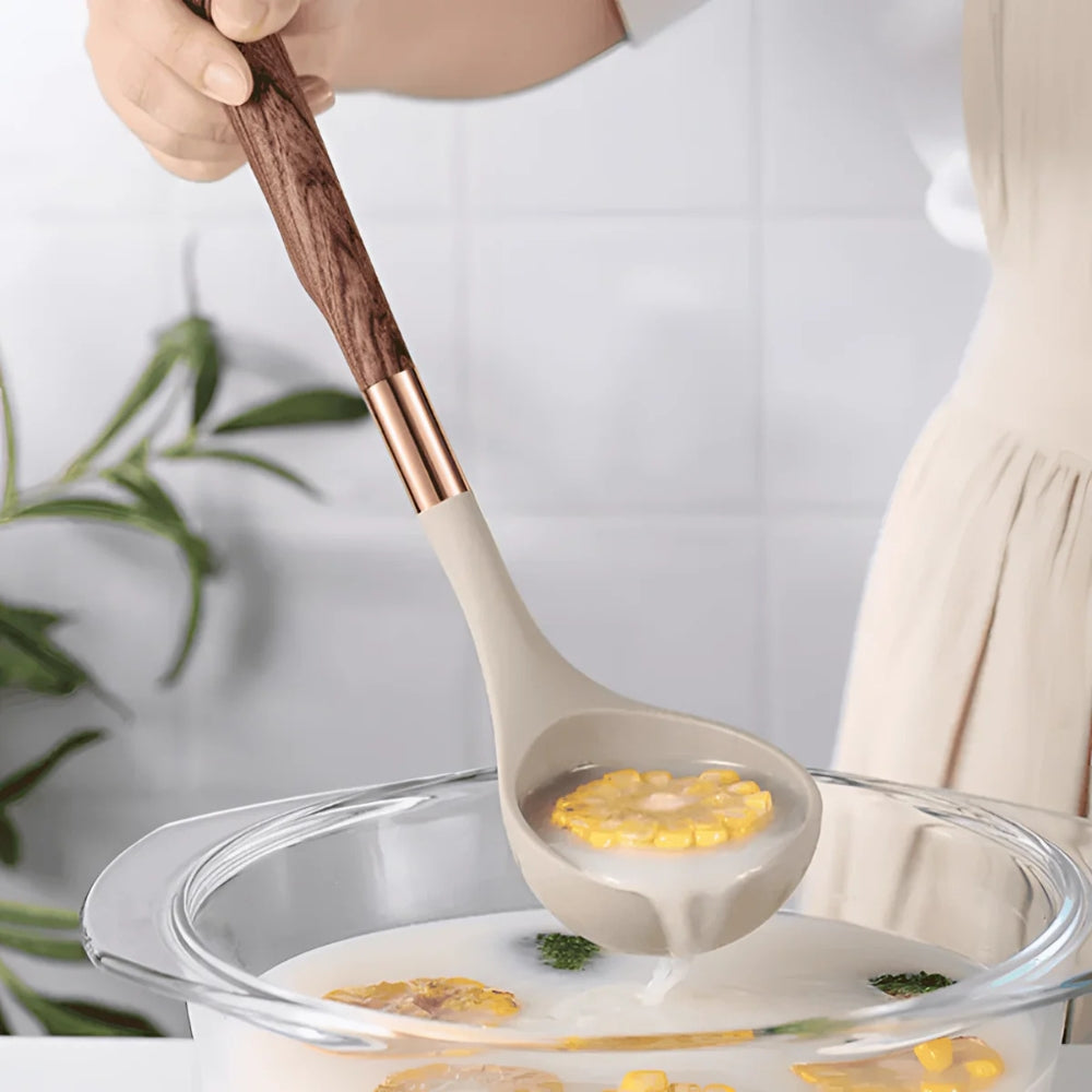 Luxe Silicone Cooking Utensils 10-Piece Set