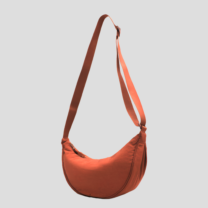 Spacious Nylon Shoulder Bag for Women