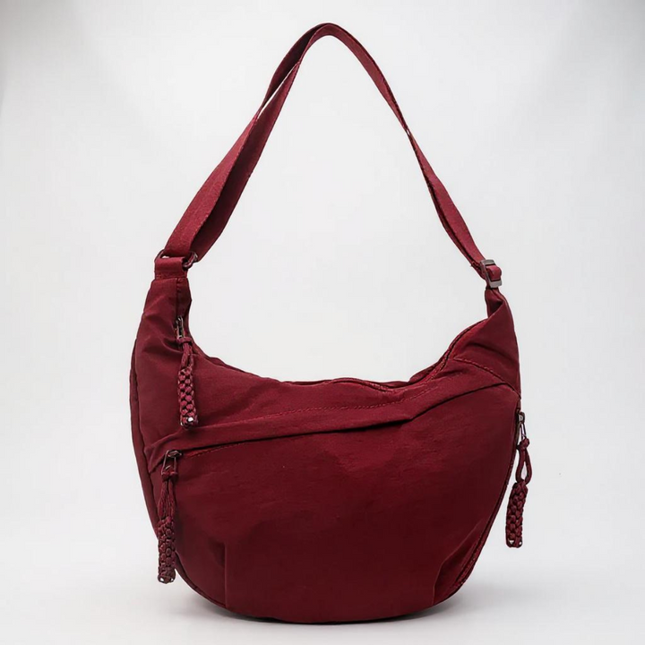 Crescent Shoulder Bag – Made from Sustainable Nylon with Adjustable Shoulder Strap
