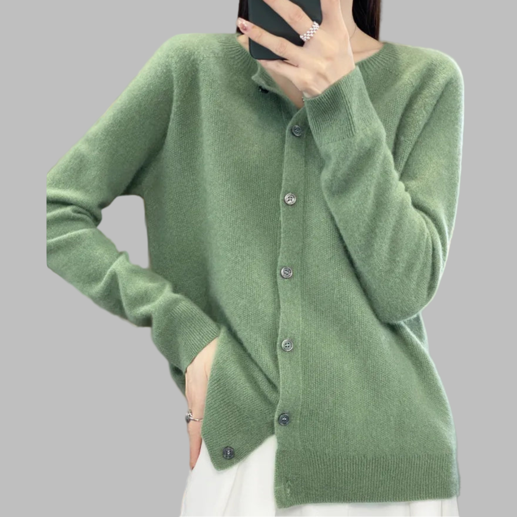 Women’s O-Neck Cardigan