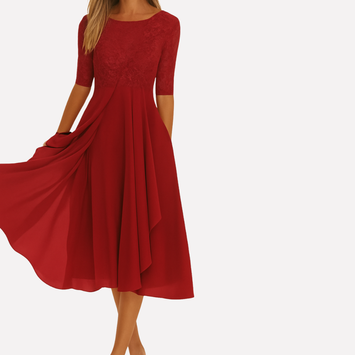 Women’s Maxi Dress with Lace