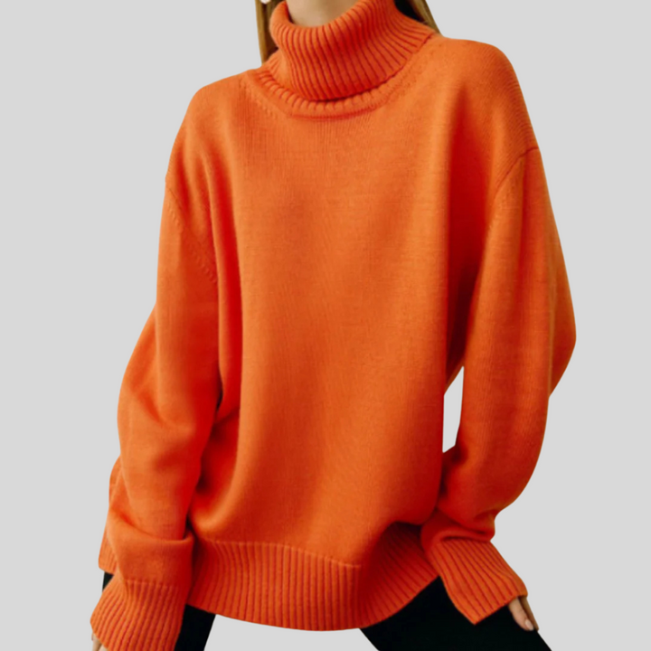 Modern Rollneck Sweater for Women – Elevated Cold-Weather Layer