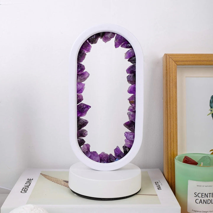 Handmade Amethyst Lamp - Serenith