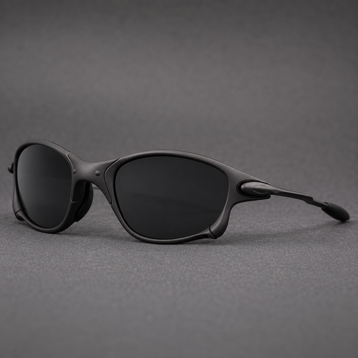 Polarised Sports Sunglasses – Metal Frame with Red Lenses