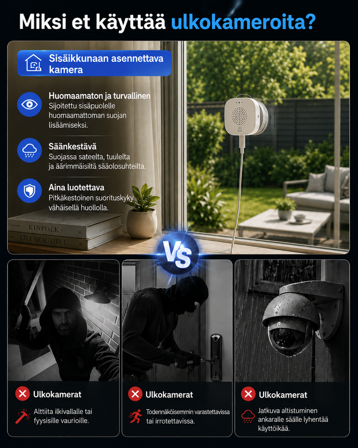 Window Watch security camera – turn any window into a security camera