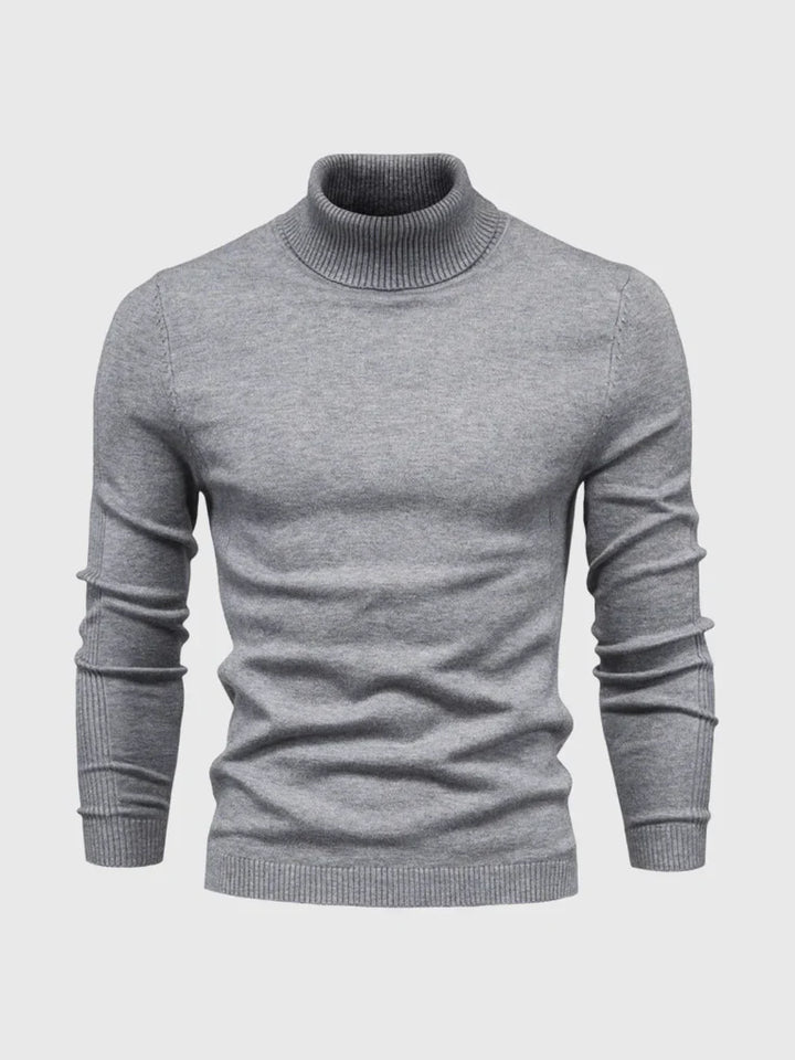 Men's Turtleneck Sweater – Washable and Versatile