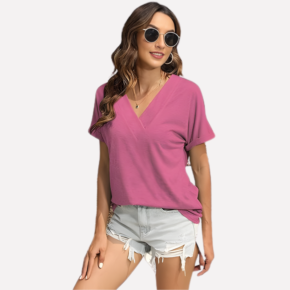 Women’s V-Neck Short Sleeve Tee