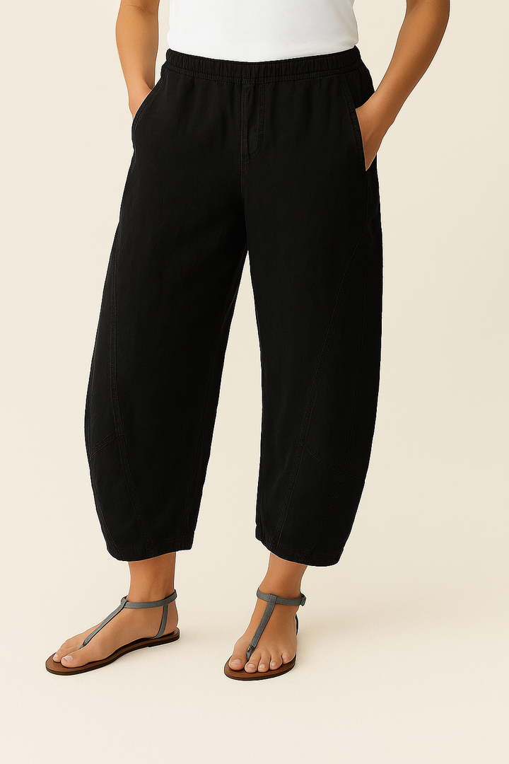Women's Solid Color Casual Cotton Pants