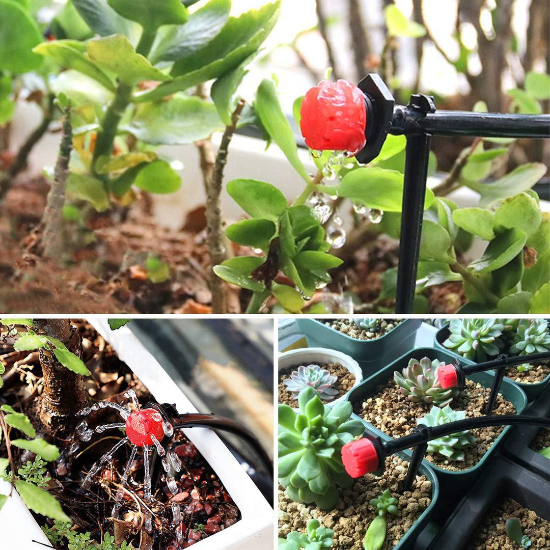 Adjustable drip irrigation kit — precise watering for lush plant growth