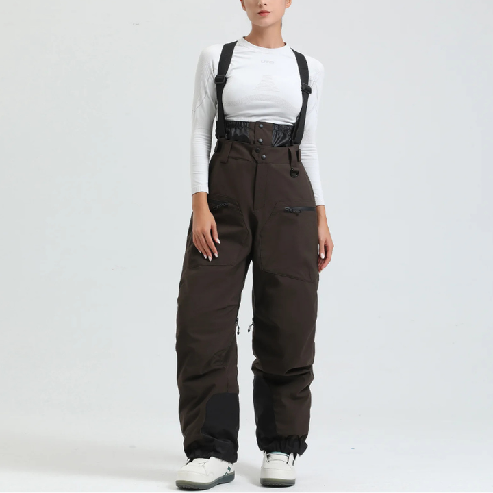 Snow Pants with Adjustable Braces - Rosemarie