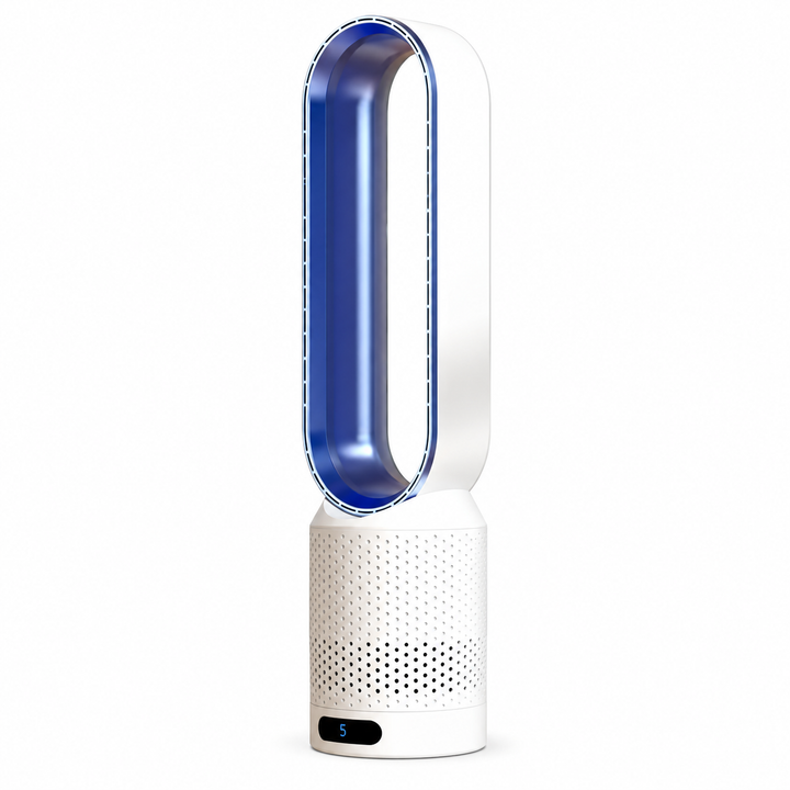 AirPure – Ultra-Quiet Bladeless Tower Fan (< 32 dB)