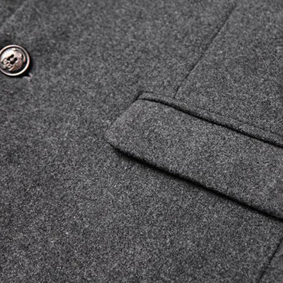 Alexander – Long Formal Men’s Coat with Timeless Elegance