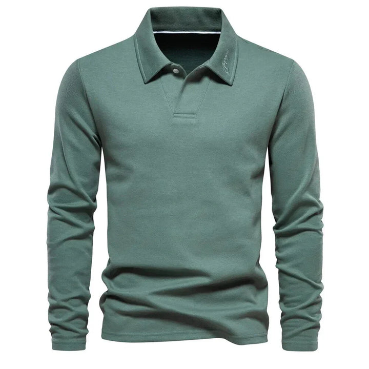 Alonso Men's Casual Polo Sweater – Timeless Comfort for Everyday Wear