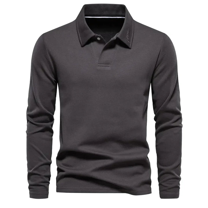 Alonso Men's Casual Polo Sweater – Timeless Comfort for Everyday Wear