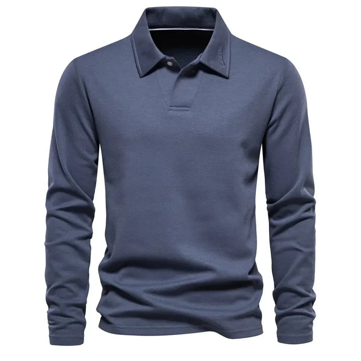 Alonso Men's Casual Polo Sweater – Timeless Comfort for Everyday Wear