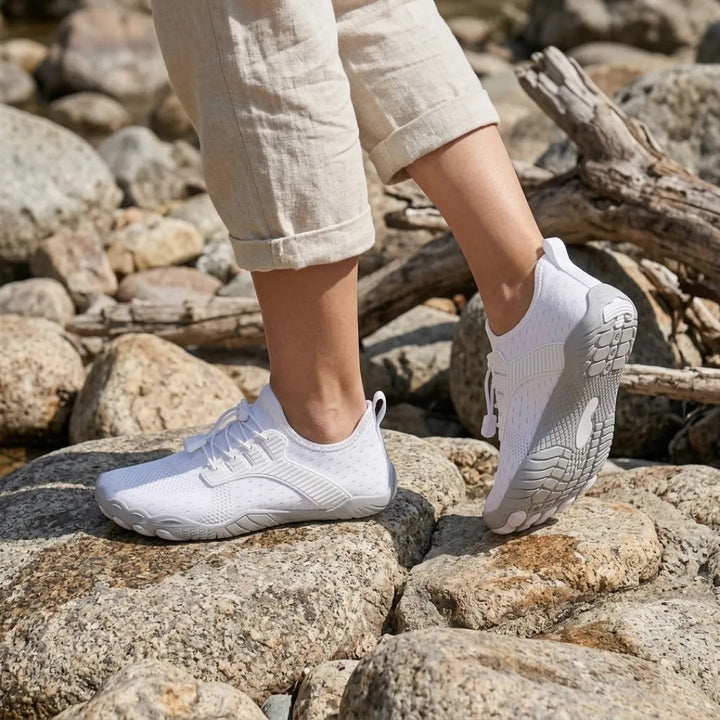 Women's Barefoot Sneakers with Wide Toe Box and Flexible Sole