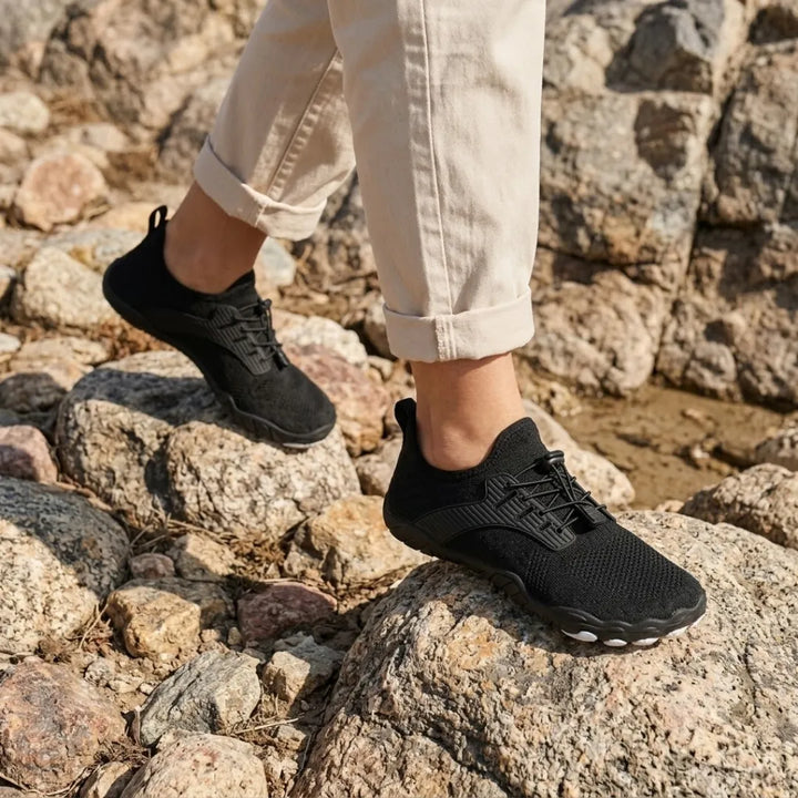 Women's Barefoot Sneakers with Wide Toe Box and Flexible Sole
